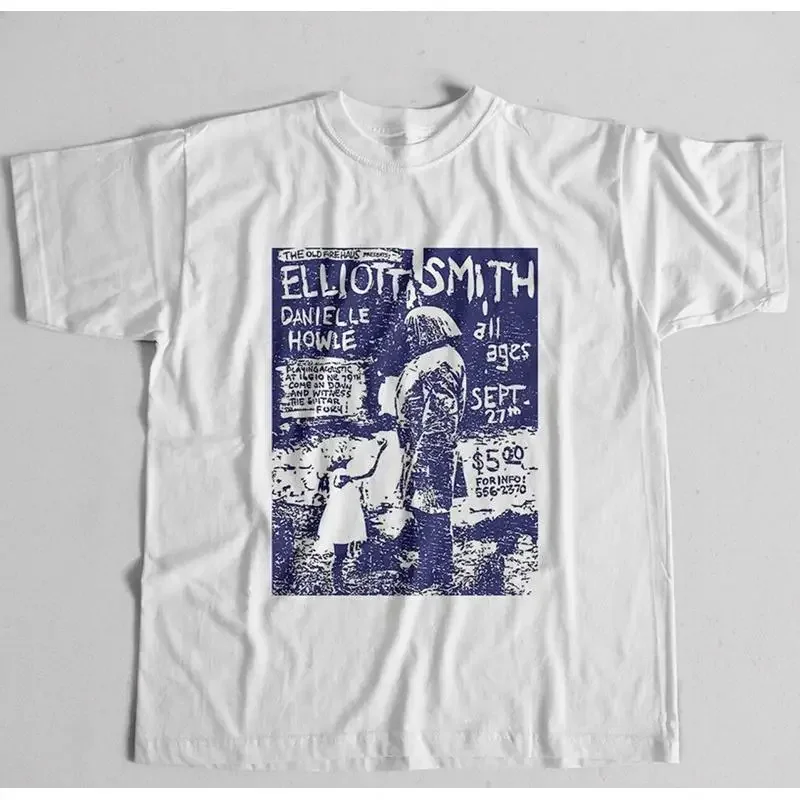 Elliott Smith T-Shirt für alle Altersgruppen, volle Größe S 5XL
