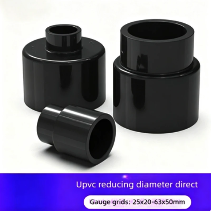 

UPVC Reducer Direct Chemical Pipe Fitting Reducing Straight Connector Adapter Bushing PVC Water Supply Reducing Socket
