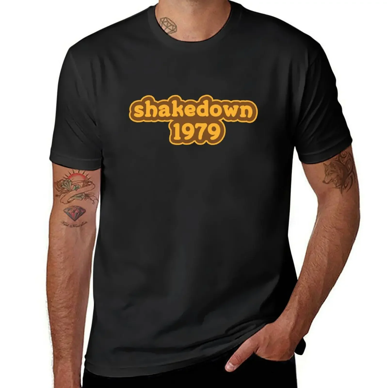 Shakedown 1979 T-Shirt oversizeds boys whites t shirts for men cotton heavyweight fashion Round Neck manga vintage anime clothes