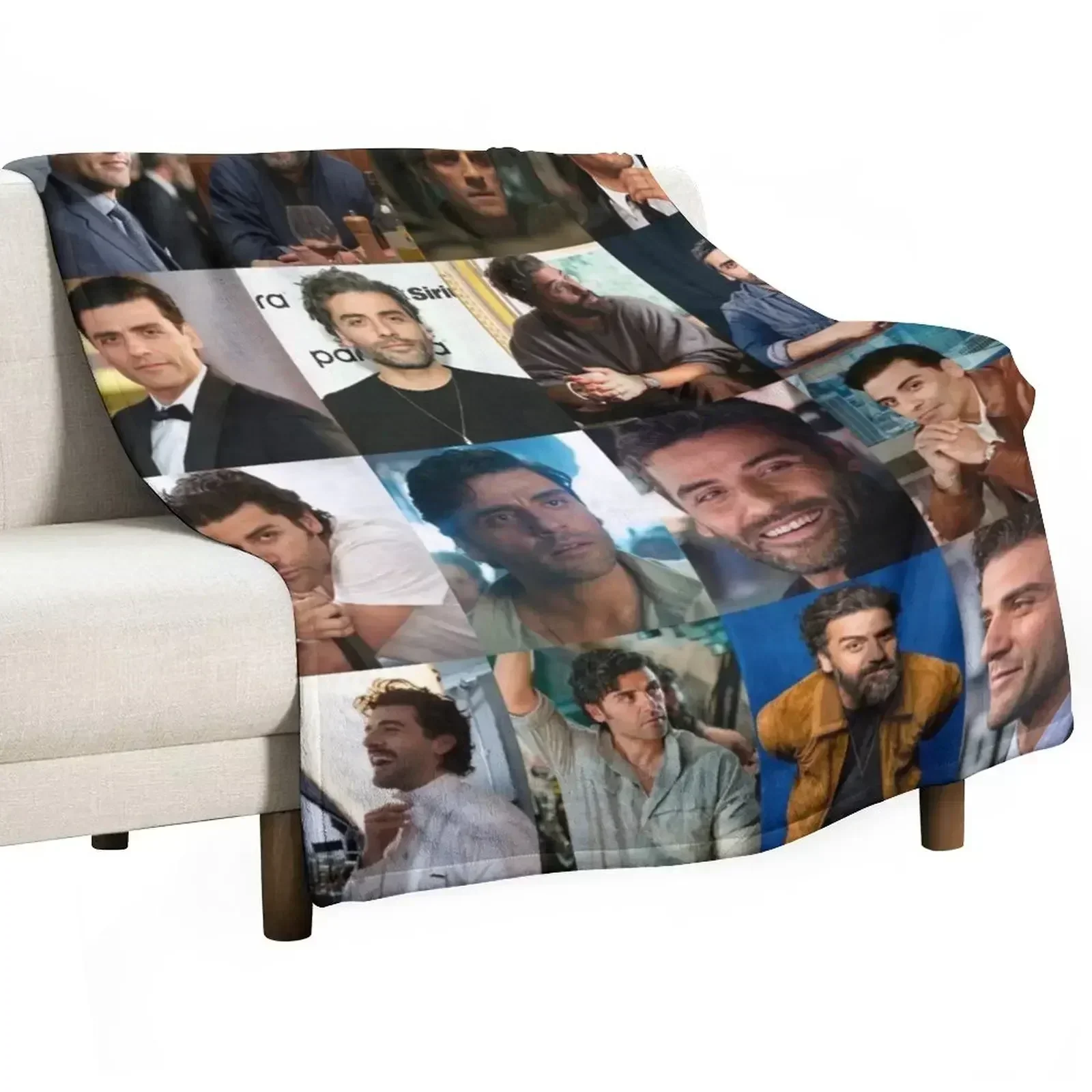

Oscar Isaac Throw Blanket Long Lasting Soft Plush Blanket for Daily Use