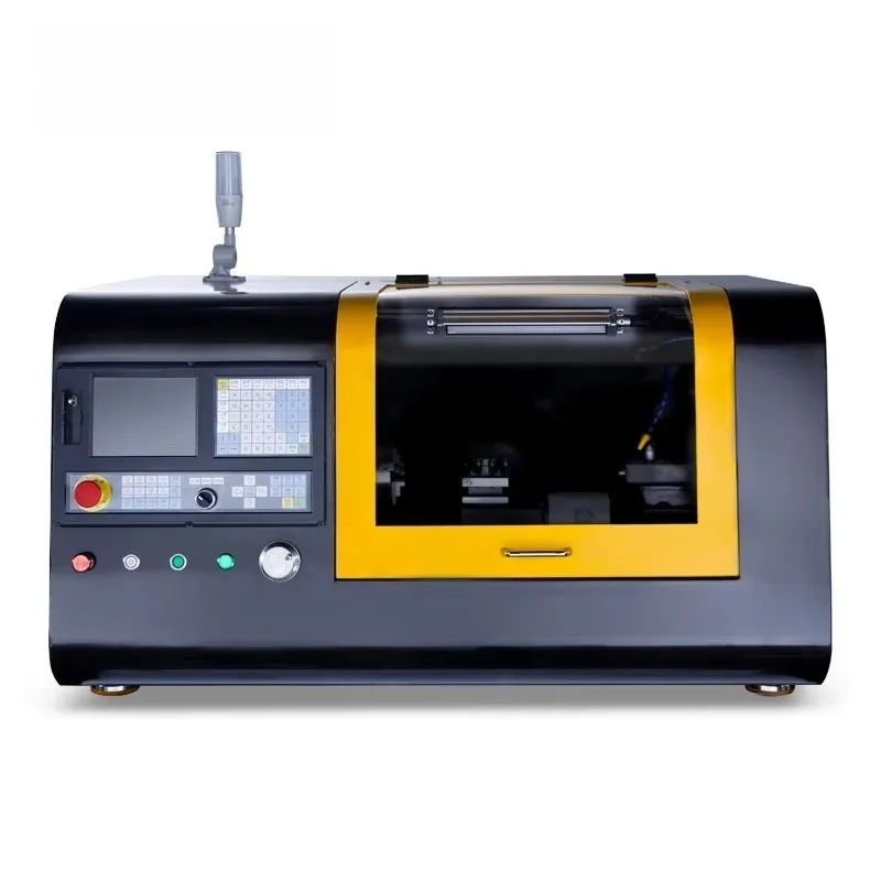 Black Box CNC Lathe 210 Compact Desktop Horizontal Metal CNC Lathe Automatic Small Lathe School Training