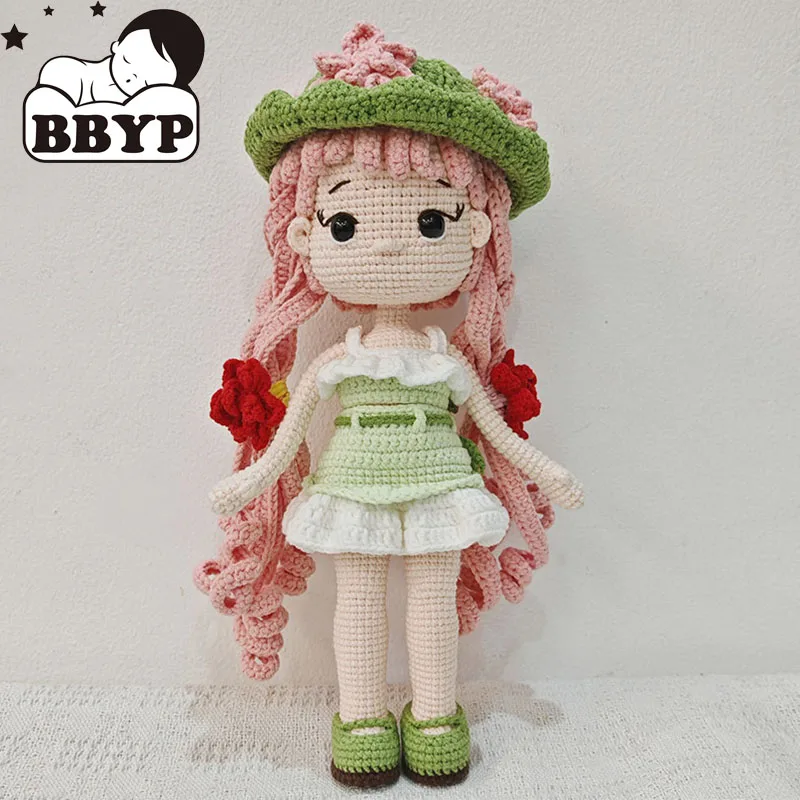

Handmade Knitting Doll Crochet Lola Girl Doll Crochet Dolls For Home Accessories Pattern Craft Toy Ornaments