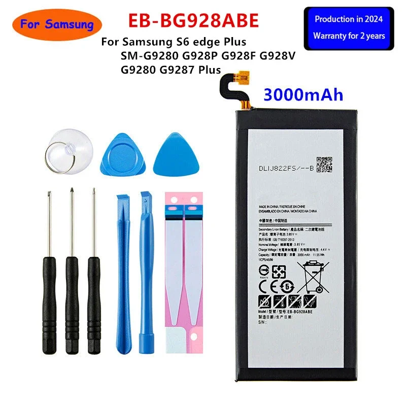 

Brand New EB-BG928ABE 3000mAh Battery For Samsung S6 edge Plus SM-G9280 G928P G928F G928V G9280 G9287 Plus S6edge+ +Tools