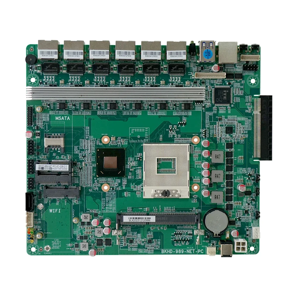 Network Series Motherboard BKHD 989NP 6L 1G 2.5G Optional mSATA mPCIe Onboard 3rd Gen Core i3 i5 i7 Processor