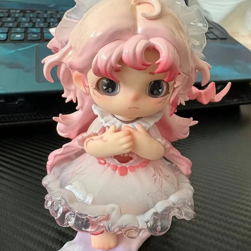 

Heyone Black Play Cute Figurine Blind Box Gift for Girls Starry Night Series Collectible Doll Cute Plushie Room Decor