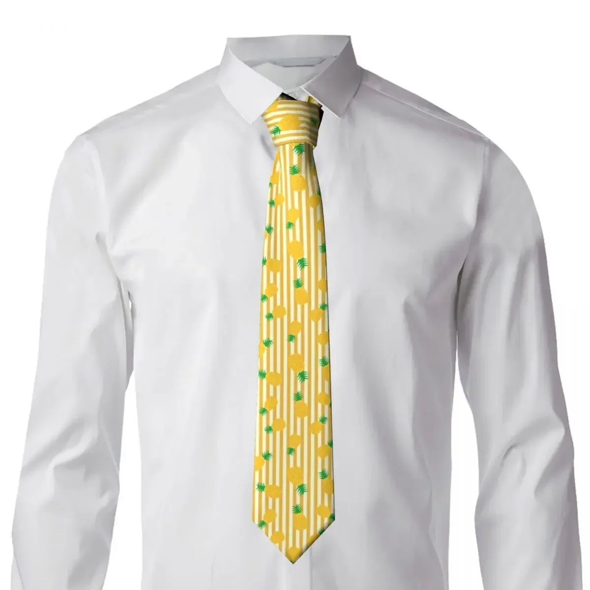 Corbata Formal ajustada para hombre, corbatas clásicas, Fondo de piña, Caballero de boda, estrecho