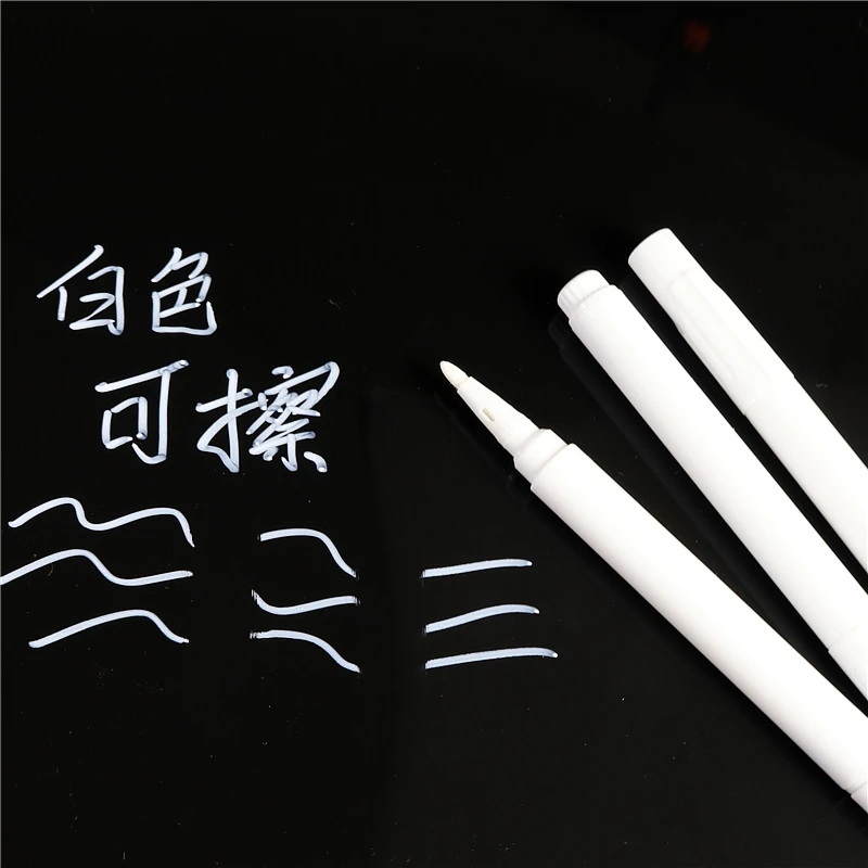 white erasable marker Water-based pen writing blackboard drawing marker blackboard pen liquid dust-free chalk