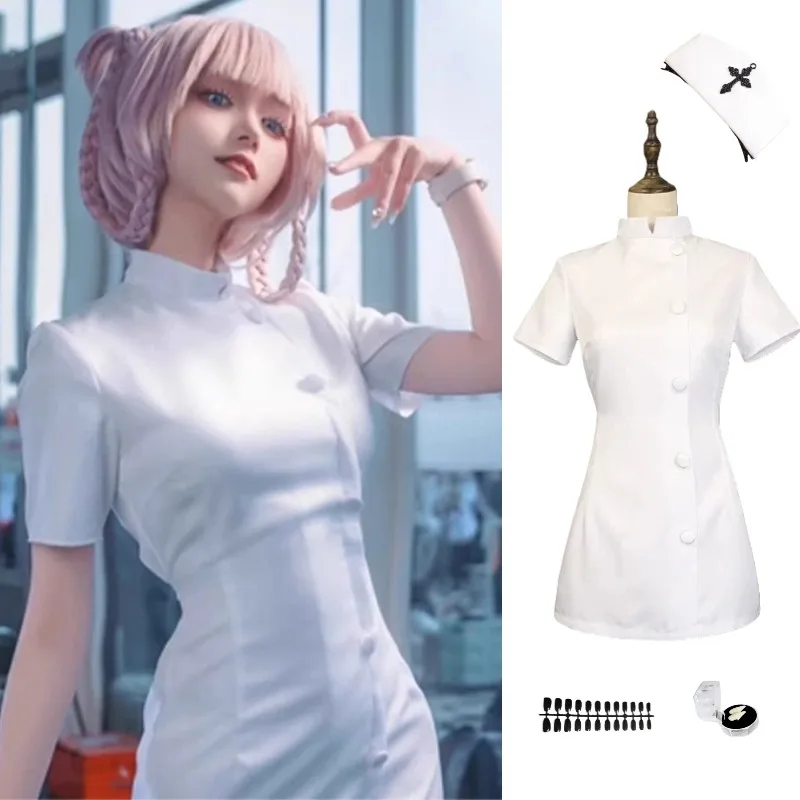 

Anime Nanakusa Nazuna Cosplay Costume Kawaii Vampire Nurse Uniform Suit for Women Halloween Carnival Party Roleplay Outfits