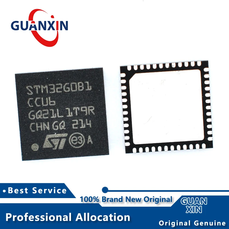 

100% New STM32L452CCU6 STM32L452CEU3 STM32L452CEU6 STM32L462CEU6 STM32L4P5CEU6 STM32L4Q5CGU6P UFQFN-48