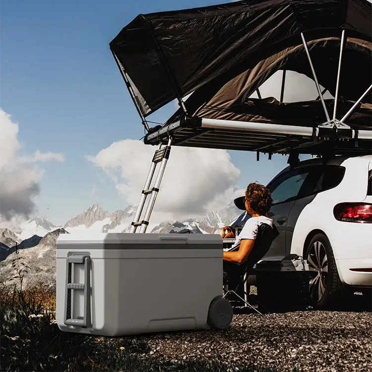 New Design Outdoor Insulation 70L Large Capacity To Keep Food Warm Hard Box Portable Frozen Beer Wine Plastic Cooler Box