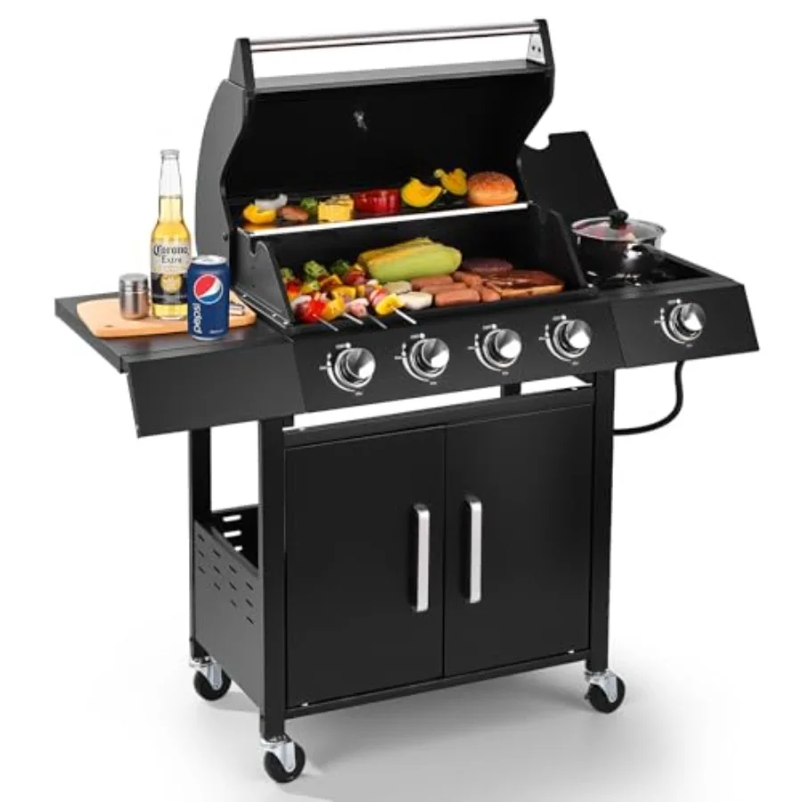 4-Burner Gas Grill …