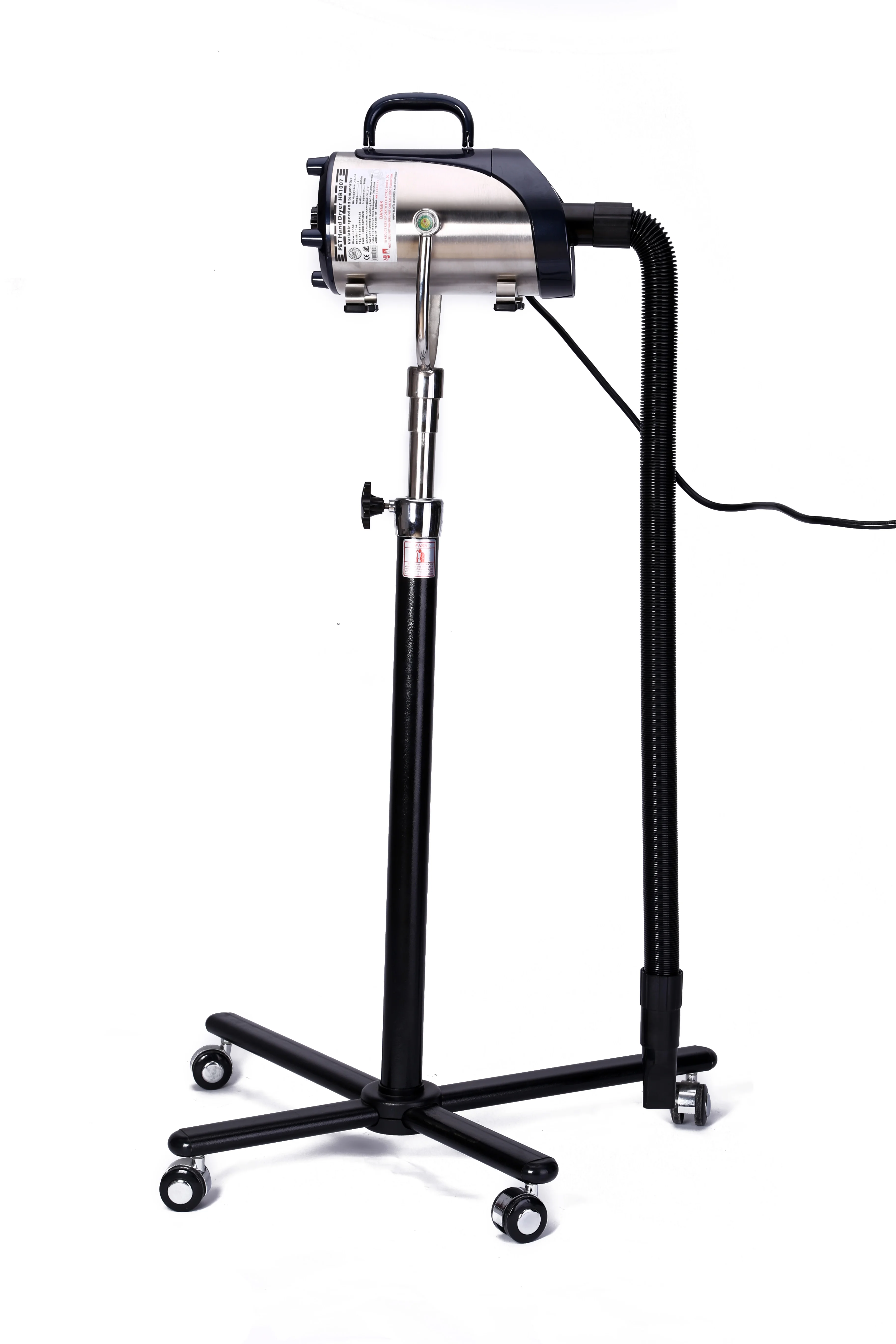 High Quality Easy to Clean Pet Hair After Bath, Blow Water Hair Dryer Vertical Stainless Steel Pet Blower with LCD Screen