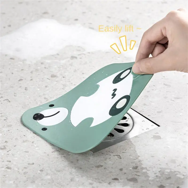 Toilet Anti-flavor Artifact Insect Prevention Cover Household Bathroom Gadgets Floor Drain Cover Not Easy To Move Durable Cute