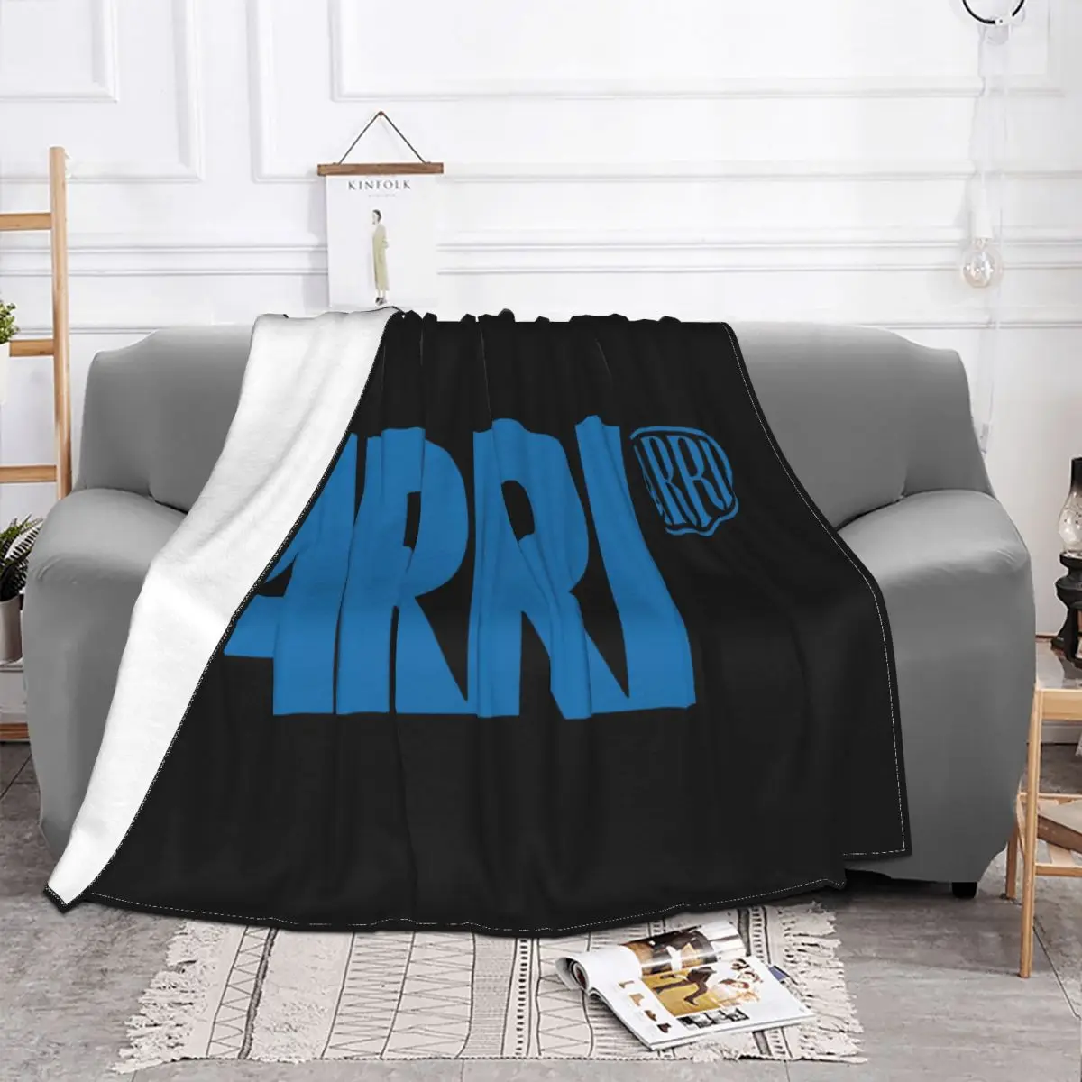 Arri Camera Lens Logo For Gift Or Community White Black S New Design Normal Brand Style Throw Blanket