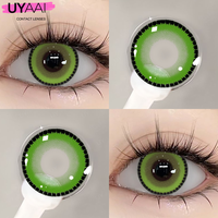 UYAAI 1 Pair Colored Pupils for Eyes Red Eye Color Lens Blue Color Eye Contact Brown Natural Fashion Lenses for Colorcon