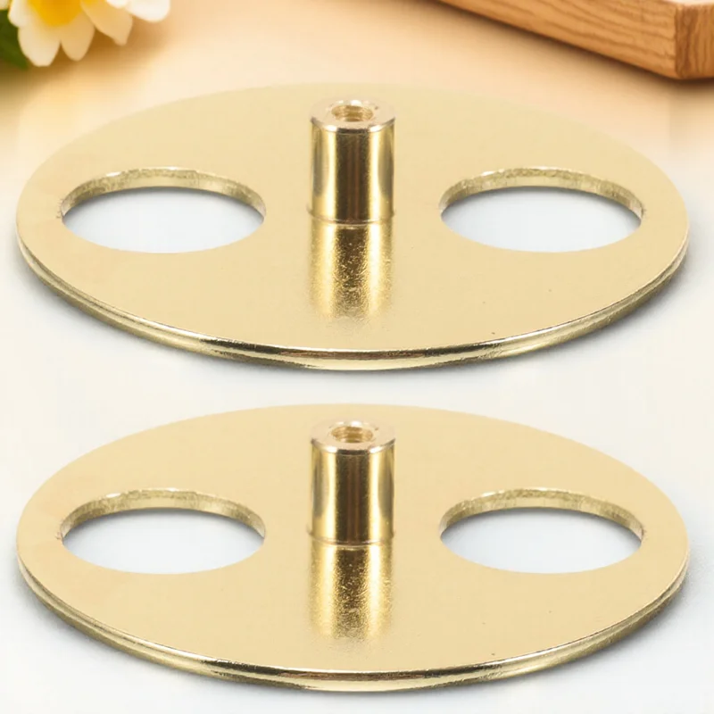 

2Pcs Music Box Replacement Winding Keys Metal Mechanical Plates Base for DIY Handicrafts and Repair Accessories