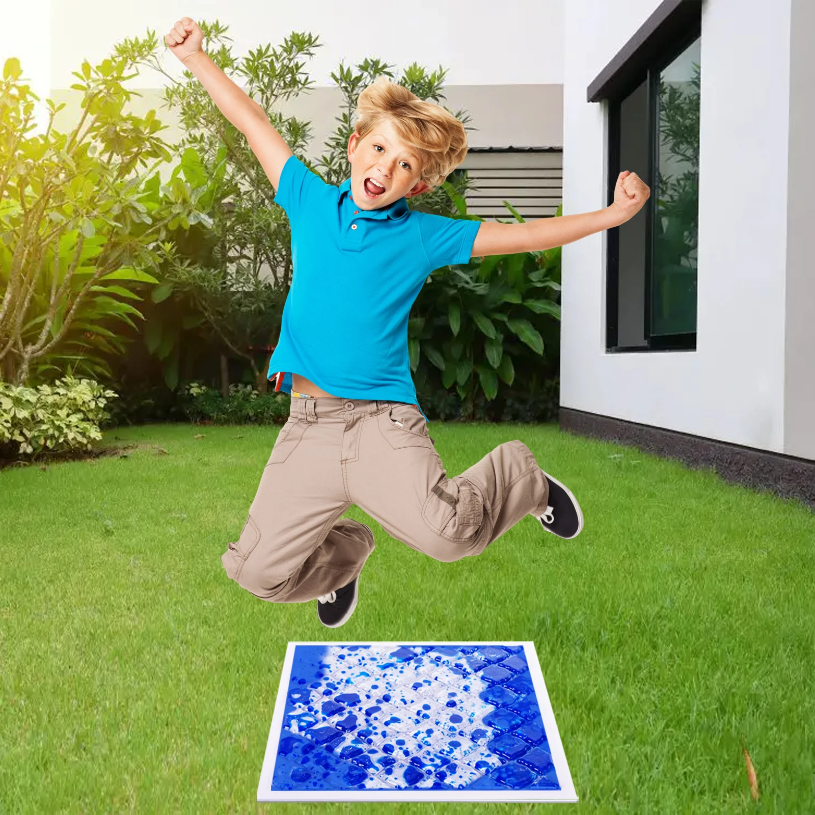 แผ่นรองพื้นสัมผัสสำหรับเด็กออทิสติก, แผ่นสัมผัสสำหรับเด็กออทิสติก, ห้องสัมผัสสำหรับเด็ก, แผ่นรองพื้นแบบตั้งพื้น