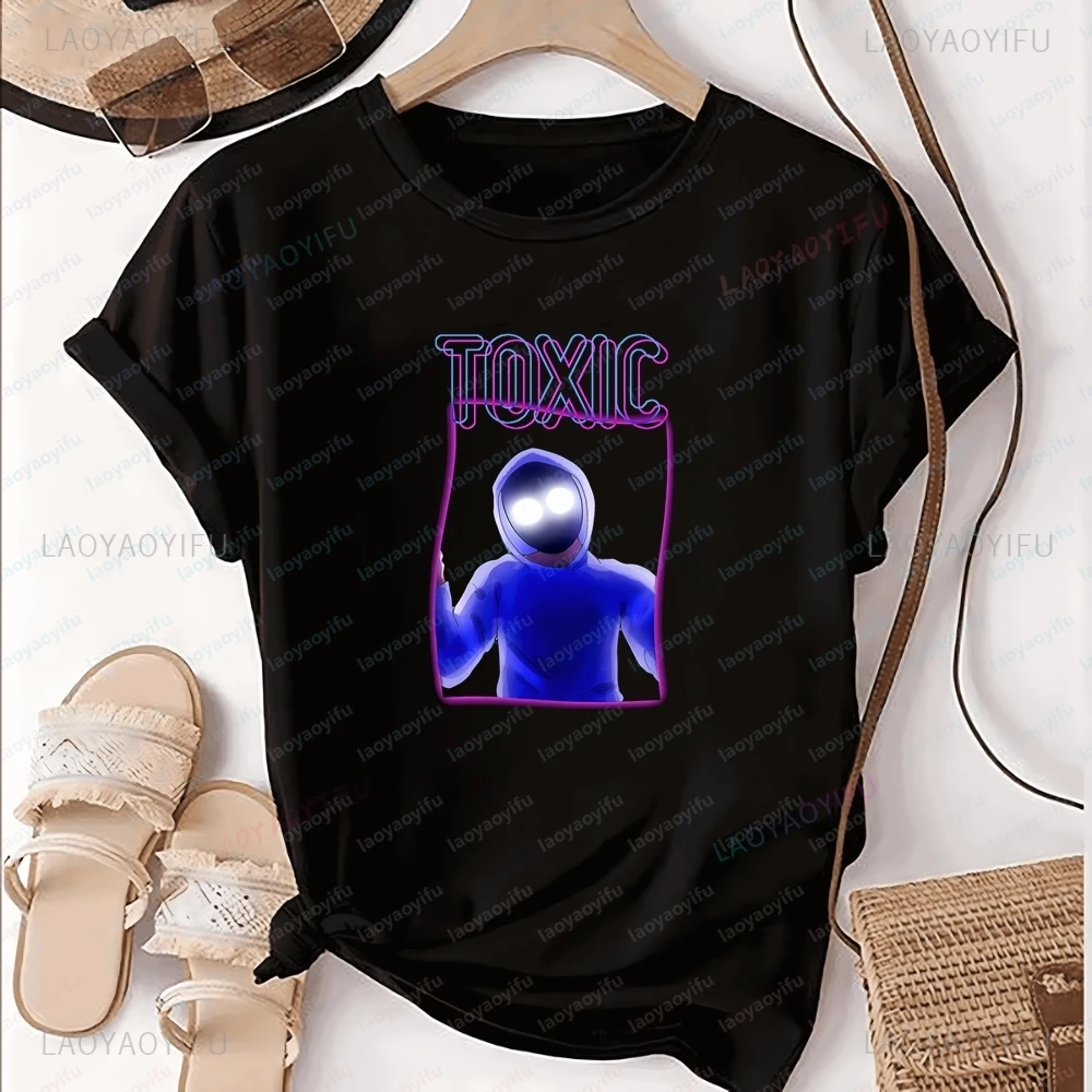 Retro BoyWithUke Rap Singer Printed Shirt - Unisex Short-Sleeved Shirt for Both Men and Women - Large Size T-Shirt with Pattern