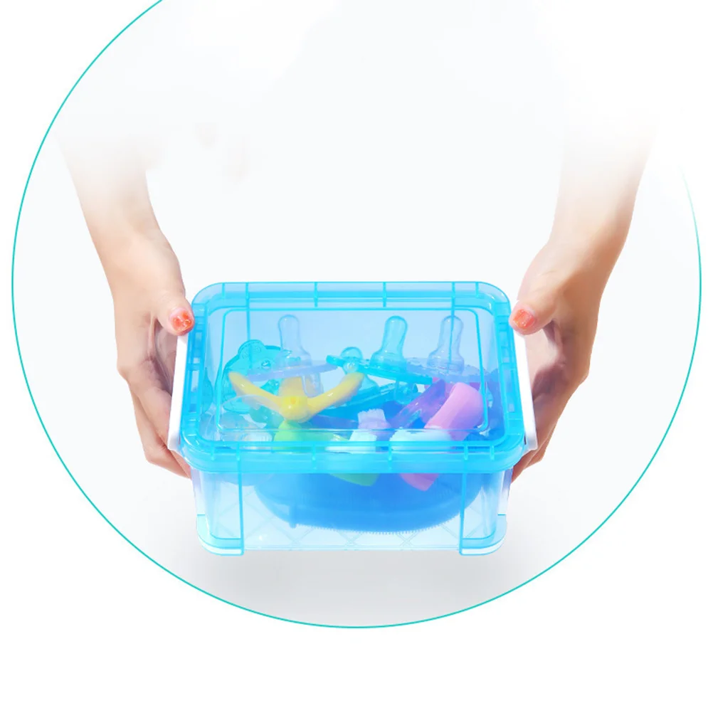 

1Pcs Plastic Storage Case Multifunctional Waterproof Organizer Box for Clothes Books Files Compact Design Bright Color Smooth