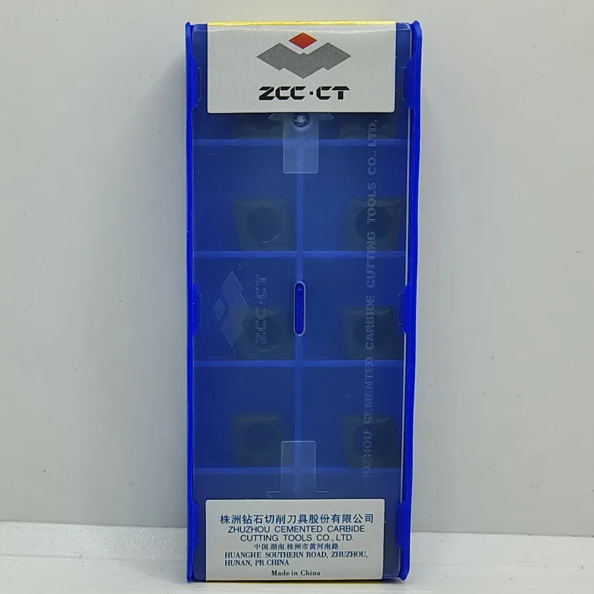 

CCMT09T304-HF YBC152 CCMT09T304 CCMT32.51 ZCC.CT CNC blade carbide inserts Turning inserts For Steel P05-P20 10pcs/box