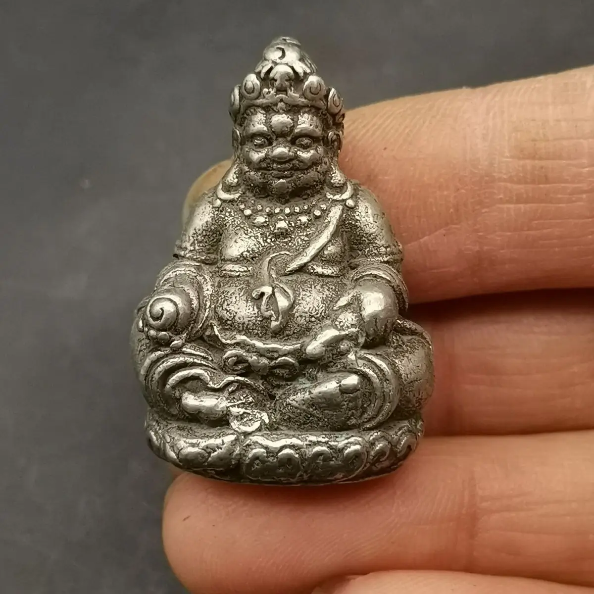 Mini Yellow Jambhala Statue Statues Figurines Lucky Ornaments Home Decoration gifts