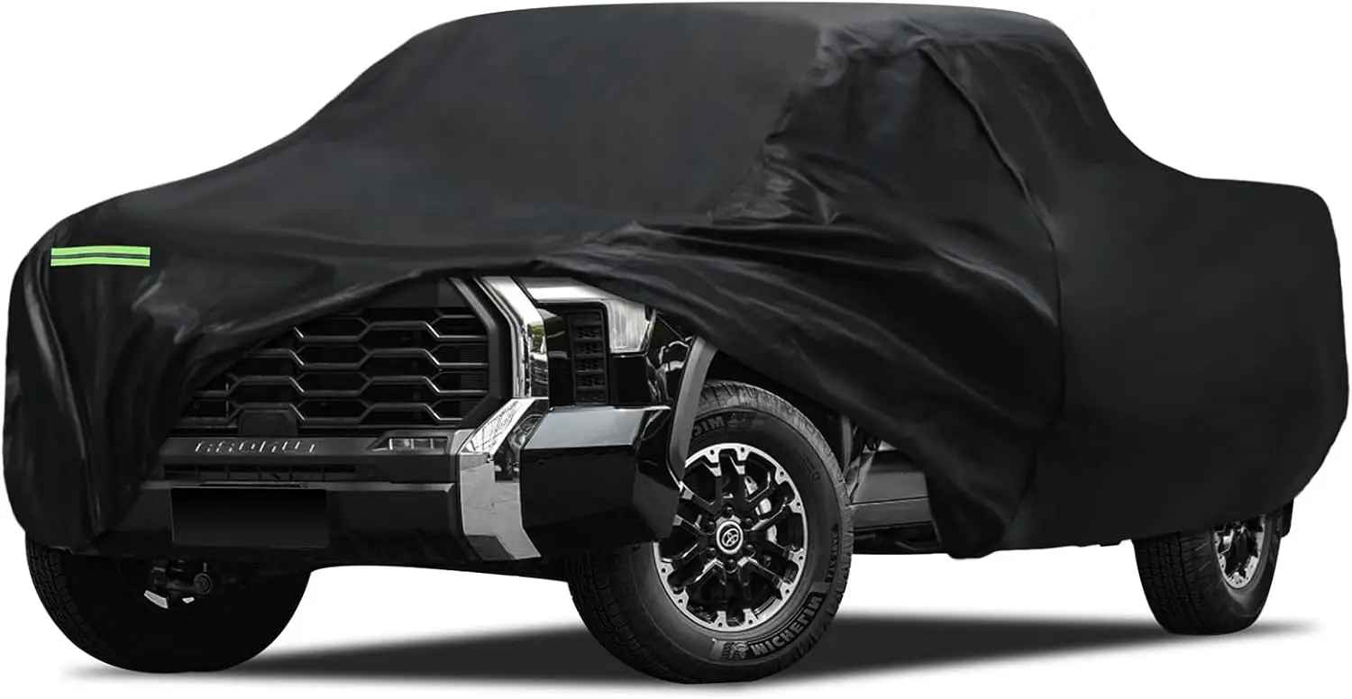 

Водонепроницаемый чехол для автомобиля Toyota Tundra с кузовом 5.5 футов (2000-2026) на заказ, с молнией и защитой от ветра