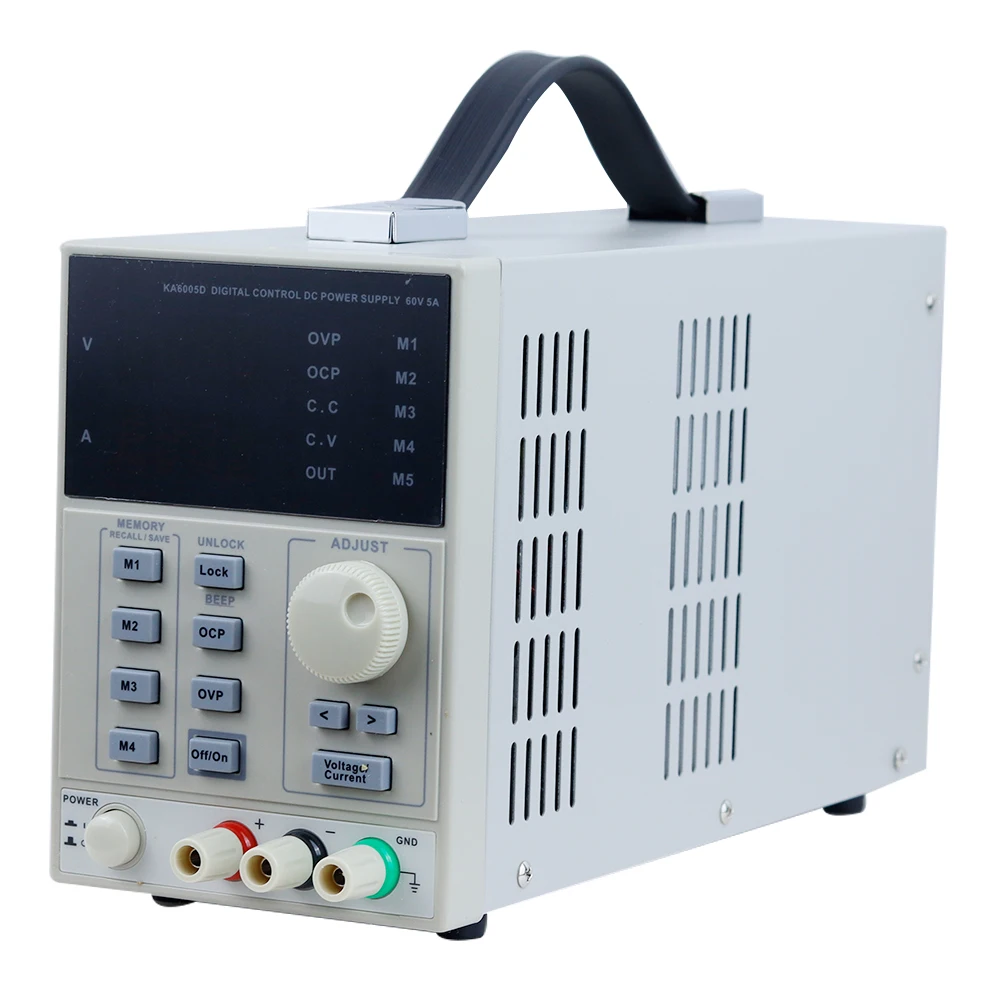 KORAD KA6005D -Precision Variable Adjustable 60V, 5A DC Linear Power Supply Digital Regulated Lab Grade