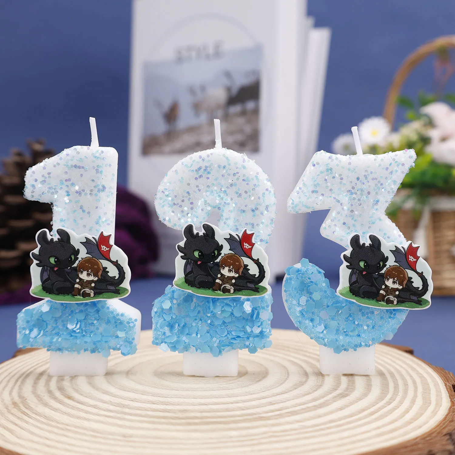 Little Little black dragon digital candle decorations. Number decorations suitable for all ages. The perfect choice for birthday partie - Aliexpress Deal