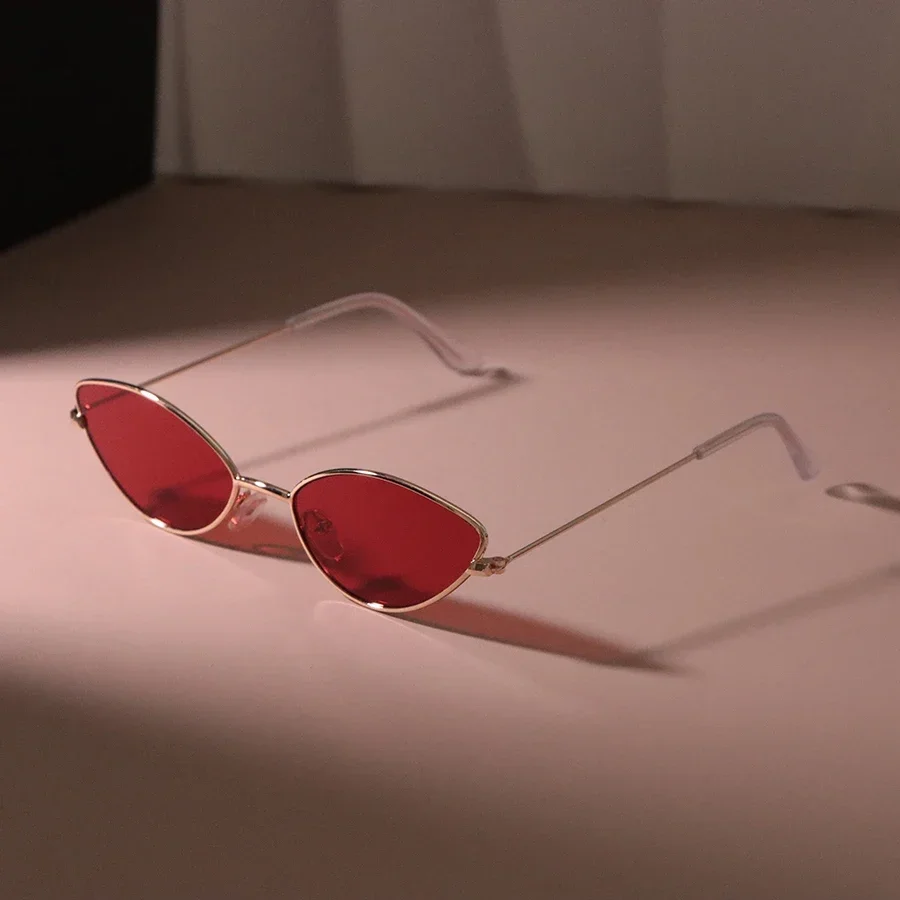 Gafas De Sol estilo ojo De gato Vintage para hombre y mujer, lentes De Sol Retro a la moda, espejo para hombre y mujer, gafas De Sol De viaje Punk para exteriores