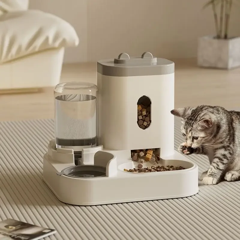 

1PCS Automatic Cat Feeding and Water Dispenser Automatic Feeder Water Troughs for Cats Feeding&Watering Supplies Pet Accessories