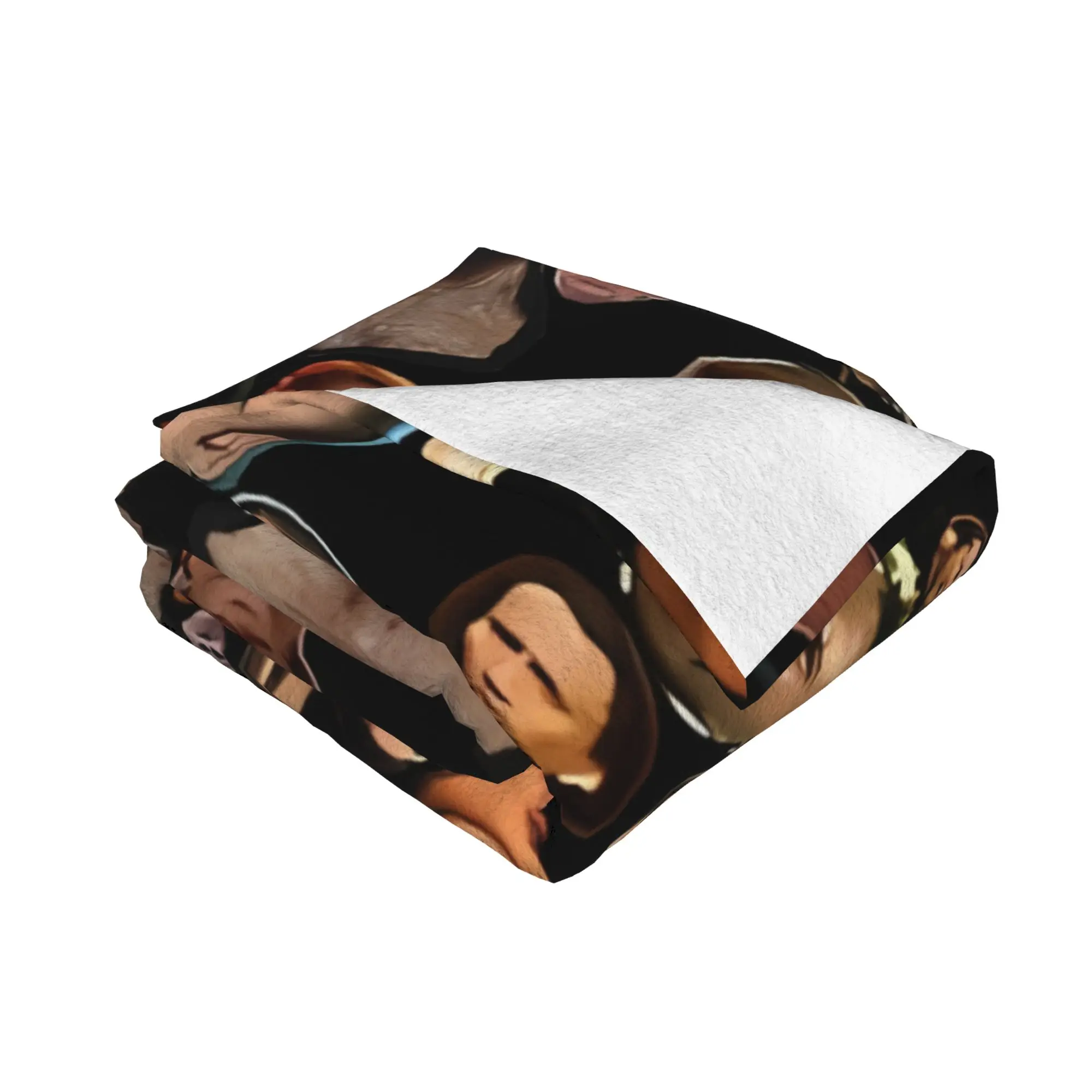 1PC home Cute Room Decor Nicholas Cage Faces Pattern Blanket Throw Blanket nicolas cage Novelty Warm Blanket All Season