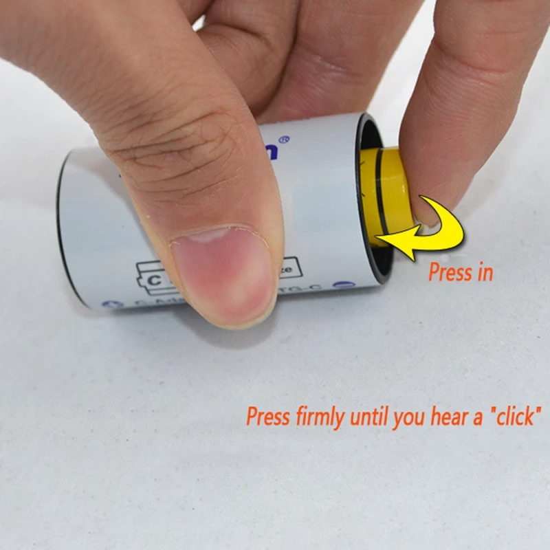 Powerlion C Size Battery Adapters, AA to C Size Battery Spacer Converter Case Use with AA Battery Cells - 4 Pack