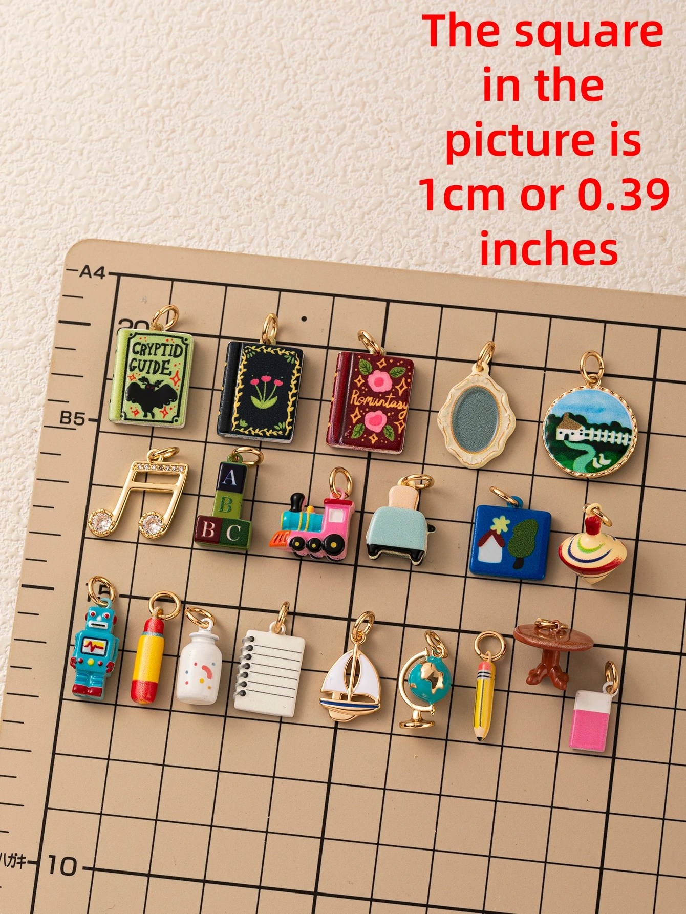 Neue personalisierte und schlichte weiße Notizbuch-Flaschen-Tisch-DIY-Anhänger für Schmuck – Detail 1