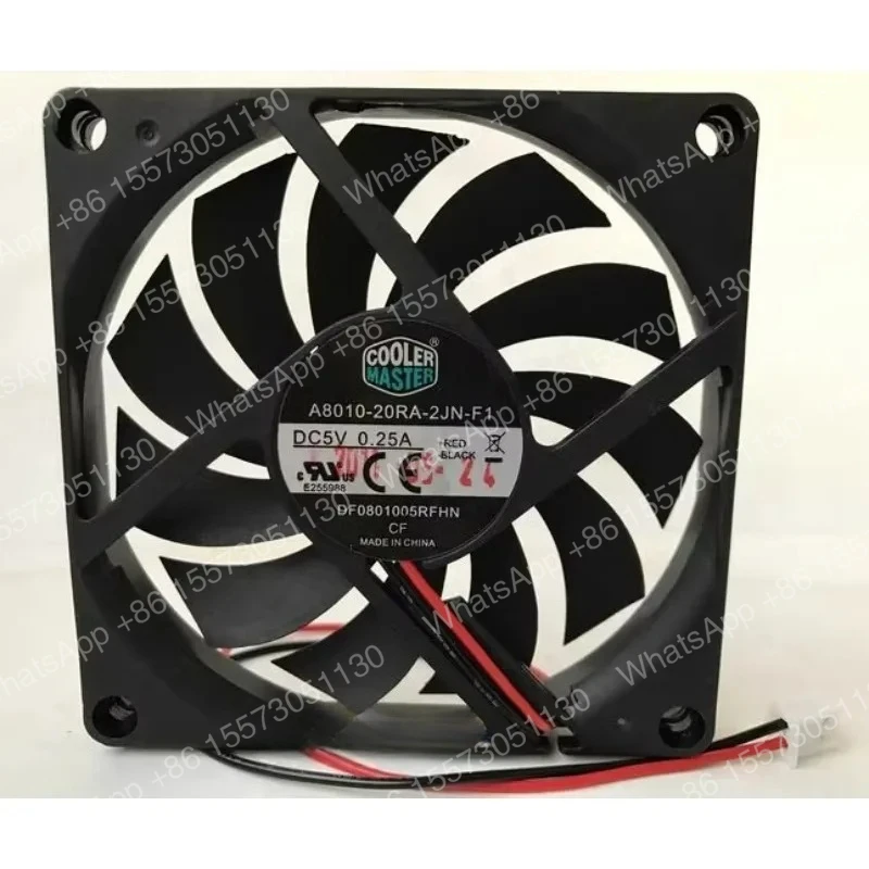 5-個の新しいクーラーファン-a8010-20ra-2jn-f1-5v-025a-8cm-8010-80-80-10mm-冷却ファン