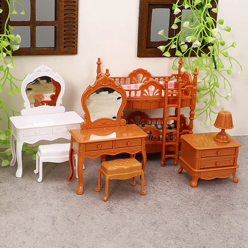 1Pcs Simulation Furniture Bedroom Scene Miniature Model Ornament Home Furniture For Doll House Bedroom Accessories