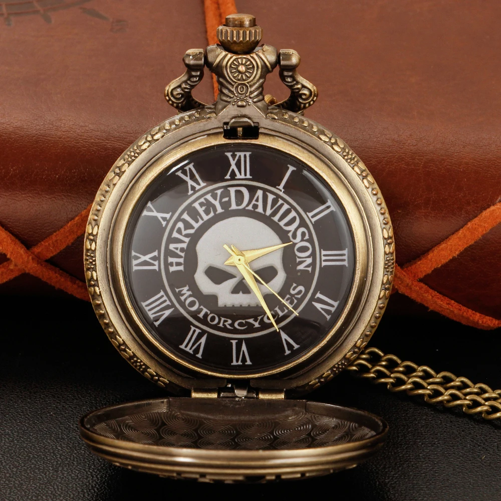 Fashion Street Cowboy Knight Quartz Pocket Watch Retro Trend Best Men's Necklace Pendant Clock Festival Gift