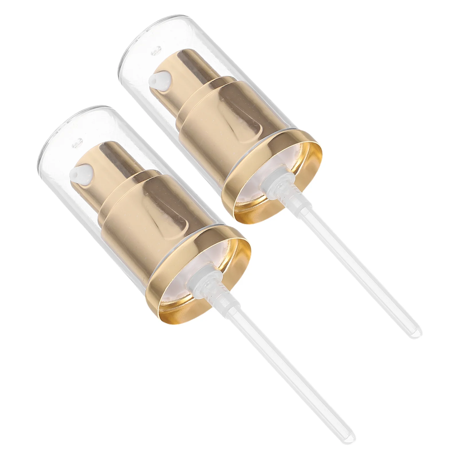 2 قطعة رأس المضخة لكريم الأساس السائل استبدال البلاستيك موزع السلس ماكياج الضغط مستحلب مضخة ملحق أداة العناية بالبشرة