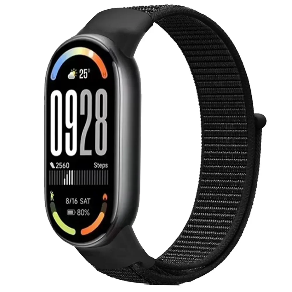 Nylon-Schlaufenarmband für Xiaomi Mi Band 11 10 9 8, atmungsaktives Sportarmband, Uhrenarmband, Mi Band 10 9 8, Zubehör. – Detail 13