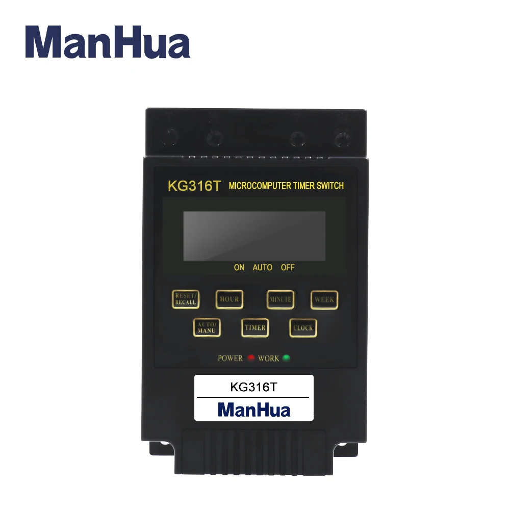 ManHua KG316T 25A 220VAC 50Hz Microcomputer Digital Timer Switch