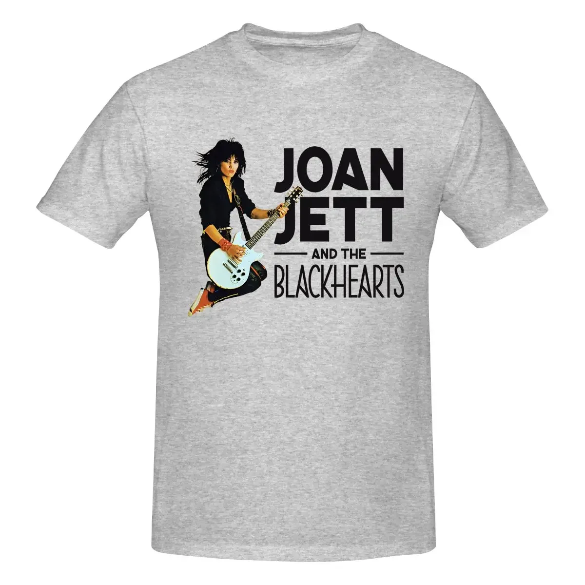 Men's T Shirt Rare Joan Jett And The Blackhearts Gold Men Short Sleeve Shirt Size S-6XL Cotton Soft