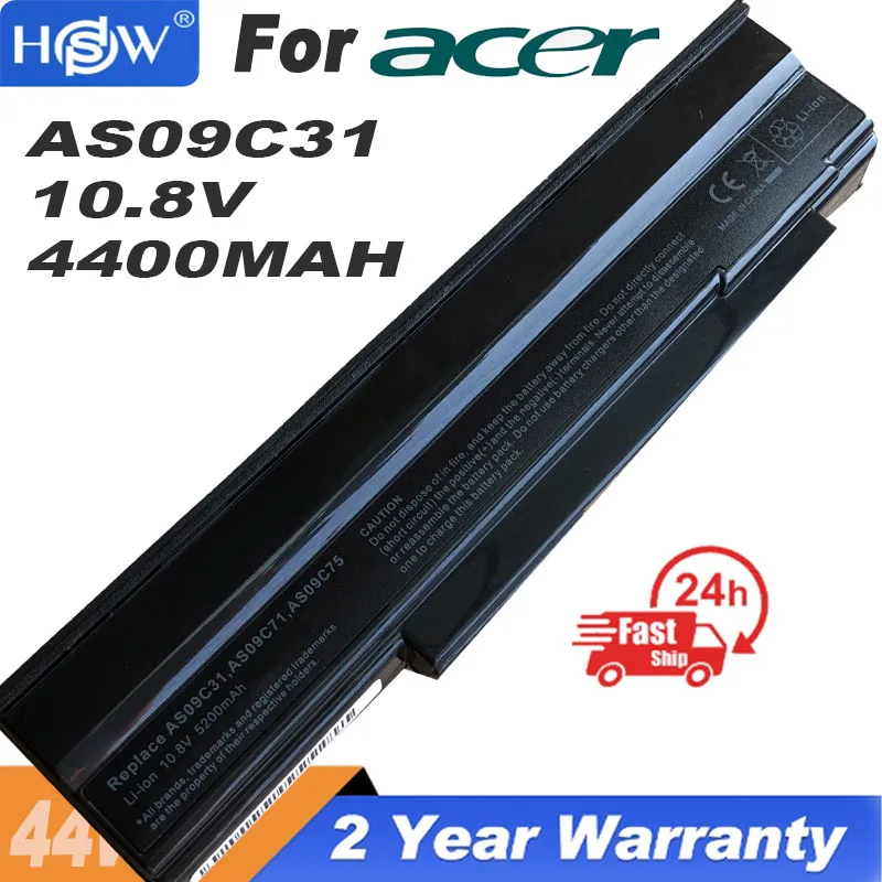 

11.1V Battery AS09C31 AS09C71 AS09C75 for Acer Extensa 5635 5235 5635ZG 5635G ZR6 5635Z for GateWay NV42 NV44 NV48