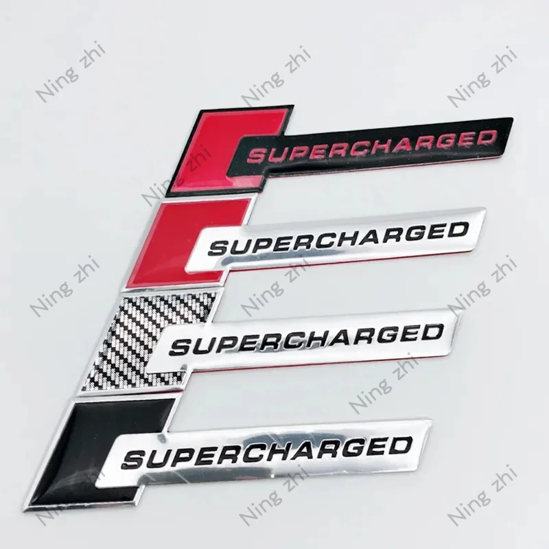 

3D Aluminum Letters Supercharged Side Fender Rear Trunk Emblem Badge Stickers Decal For Audi A3 A4 A5 A6 A7 A8 Q3 Q5 Q7