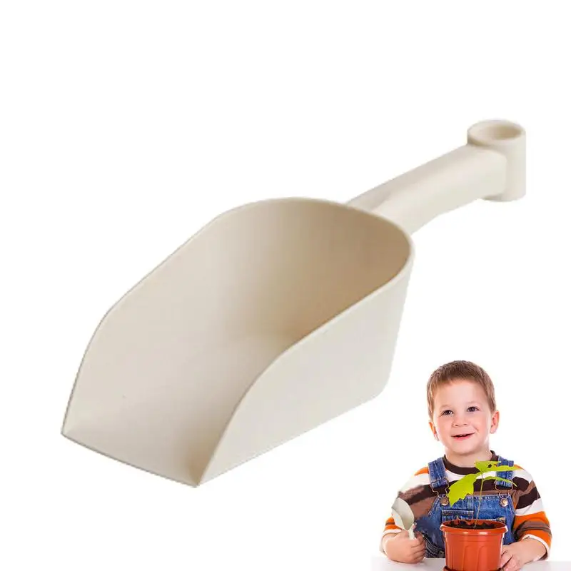 Soil Scoop Lightweight Portable PP Garden Scoop Sturdy Non-Slip Comfortable Grip Cat Litter Spades For Indoor Planting Succulent