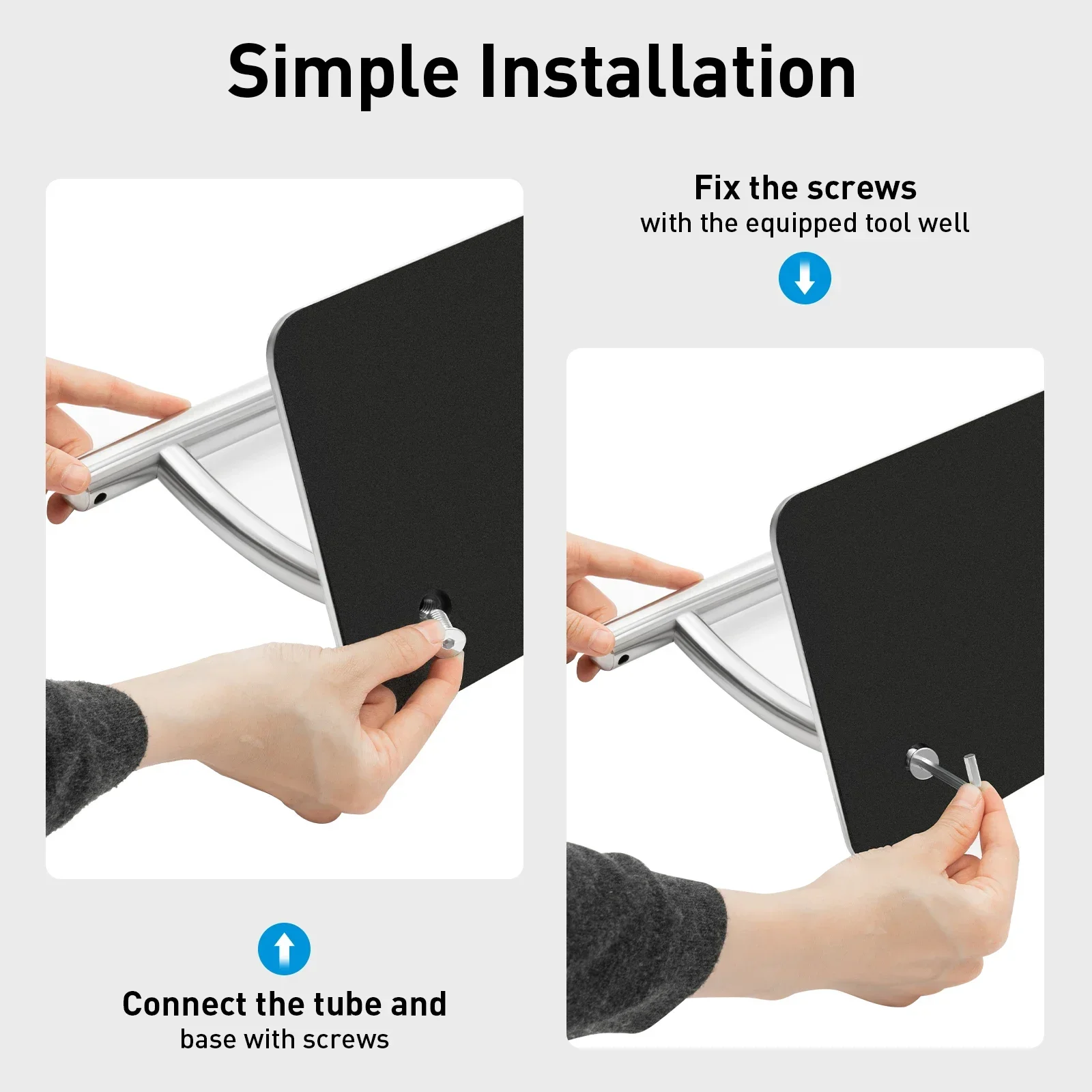 مسند قدم من الفولاذ المقاوم للصدأ للمكتب تحت المكتب في العمل، مسند قدم لكرسي الحلاقة، مسند قدم تحت المكتب لصالون الحلاقة في المكتب المنزلي