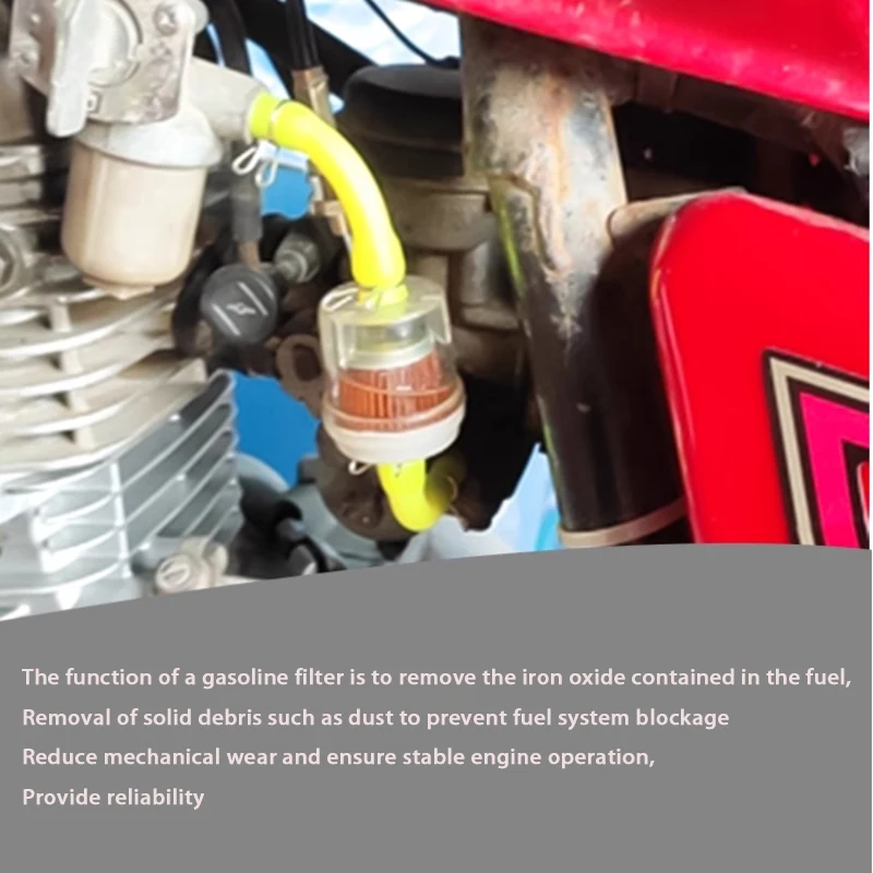 Universal Motorcycle  Gas Fuel  Oil Filter For Scooter Motorcycle Moped Scooter Dirt Bike ATV Fuel Filter