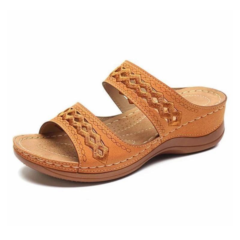 sandals women 2021 Summer Women Shoes Wedges Sandals Platform Casual  Roman Women\'s Sandals Beach Shoes Soft Female Shoes Woman