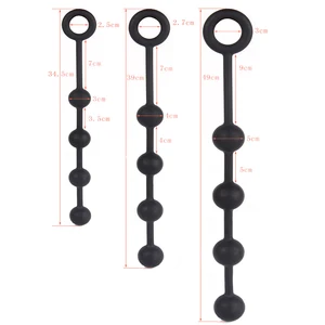 steker anal baru buttplug bola anal silikon mainan seks untuk orang dewasa mainan erotis steker pantat besar manik-manik anal colokan dilator but steker sextoy 8 manik-manik anal penjualan terbaik besar - №