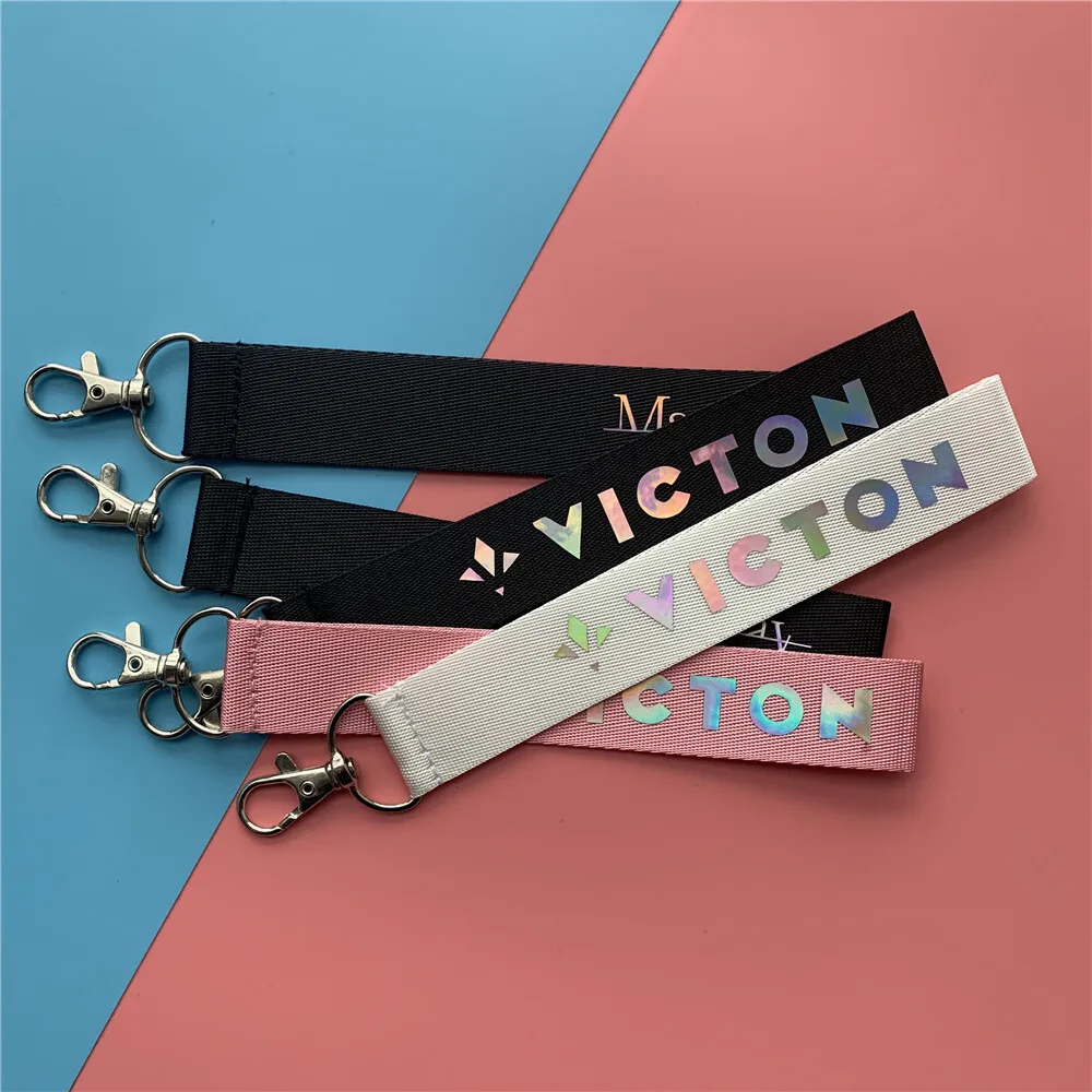 VICTON Laser Colorful Phone Rope ALICE Name Bar Mayday Keychain Pendant Clothes Bag Hanger