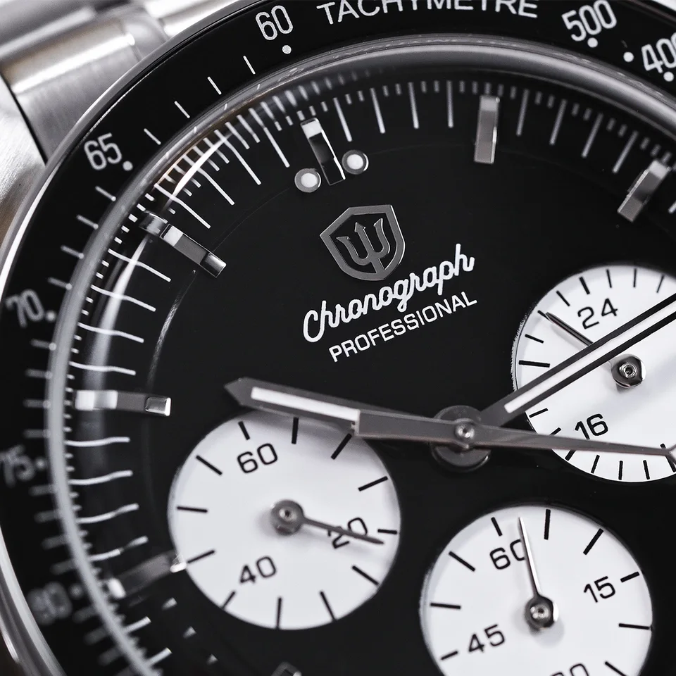 Watchdives WD1863 39mm Watch VK63 Quartz Chronograph Movement