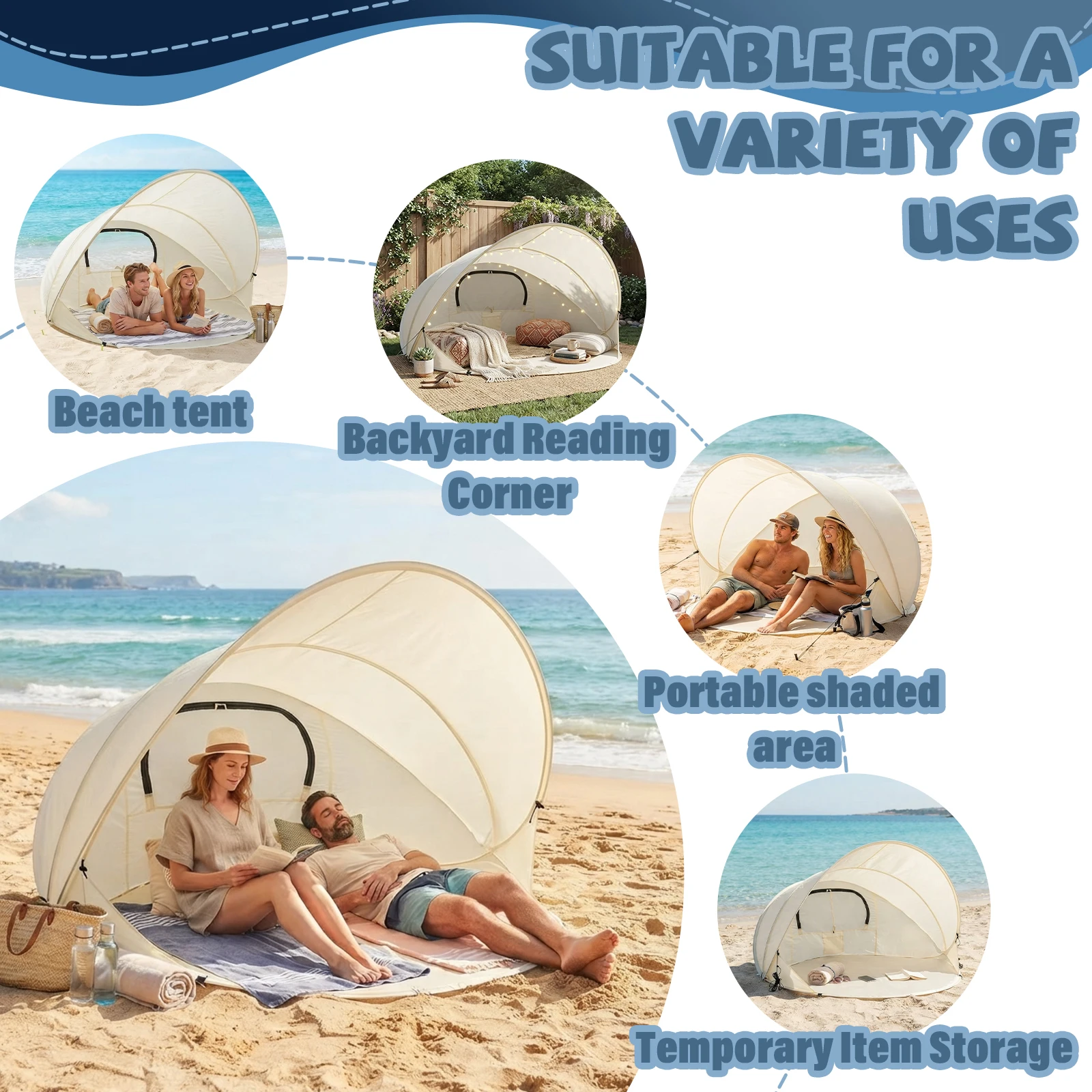 Portable Pop-Up Beach Canopy T - огляд і ціна Gazebo Pop Up